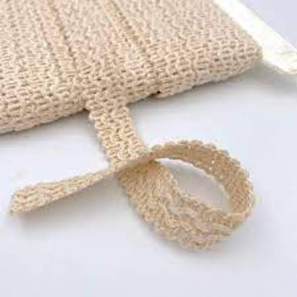 GIMP BRAID Knitted 18mm Natural