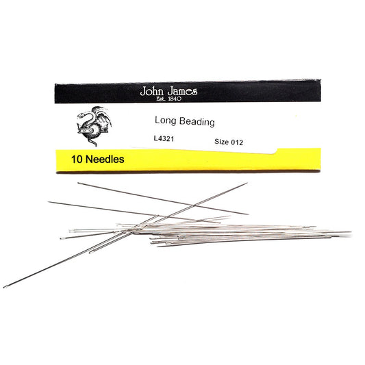 JOHN JAMES L4321 Beading Needles 10PK | Mollies Make And Create NZ