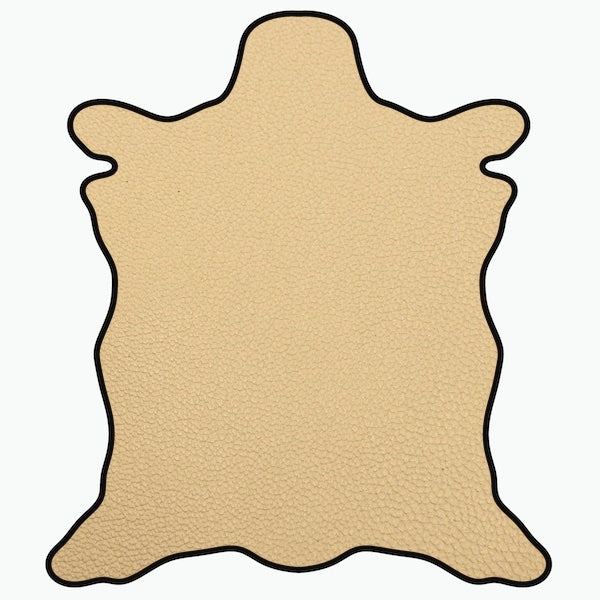 LEATHER Veg Tanned Premium Goat Skin / Hide Light Cream 2-3oz / Mollies New Zealand