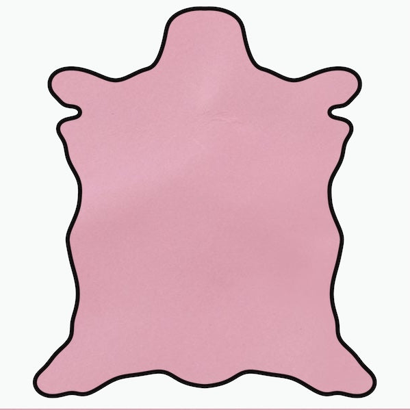 LEATHER Chrome Tanned Calfskin Hide 1oz Light Pink / Mollies New Zealand