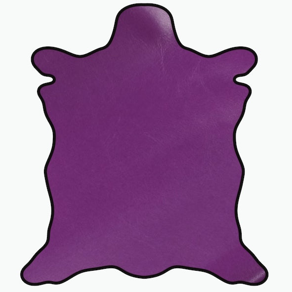 LEATHER Chrome Tanned Calfskin Hide 1oz Light Purple Magenta / Mollies New Zealand