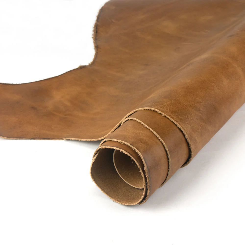 LEATHER Horween Derby / Side Light Natural Side 4-5oz / Mollies New Zealand