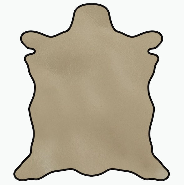 LEATHER Chrome Tanned Calfskin Hide 1oz Light Taupe / Mollies New Zealand