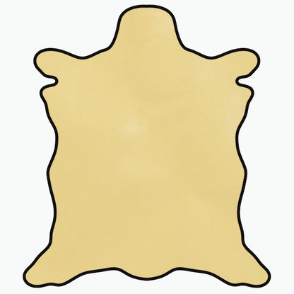LEATHER Chrome Tanned Calfskin Hide 1oz Light Yellow / Mollies New Zealand