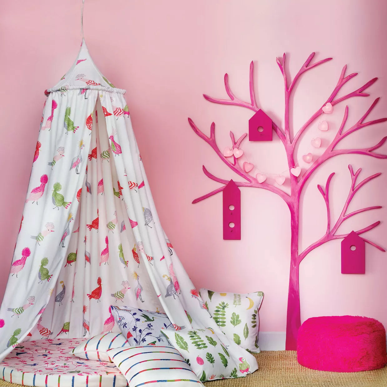 Warwick Fabric Birdsong (Indent) / Mollies New Zealand