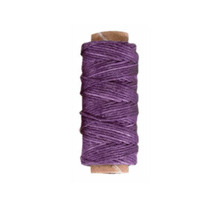 LINECO Linen Thread Lavender 0.4mm 18.2m / Mollies New Zealand
