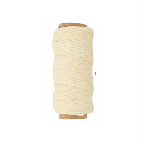 LINECO Linen Thread Natural 0.4mm 18.2m / Mollies New Zealand