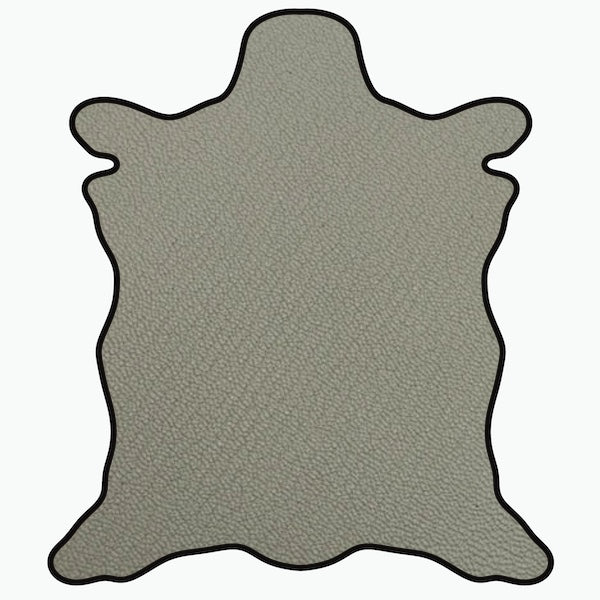 LEATHER Veg Tanned Premium Goat Skin / Hide Lunar Grey 2-3oz / Mollies New Zealand