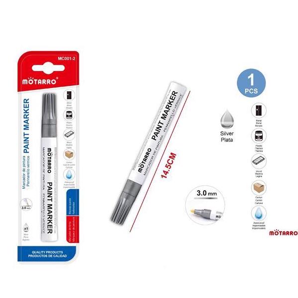 MOTARRO Paint Marker Silver / Mollies New Zealand