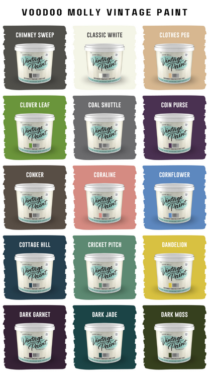 Vintage Paint Colour Chart / Mollies New Zealand