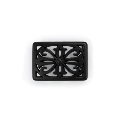 IVAN Celtic Rectangle Trophy Buckle Matt Black 30mm (1-1 4") / Mollies New Zealand