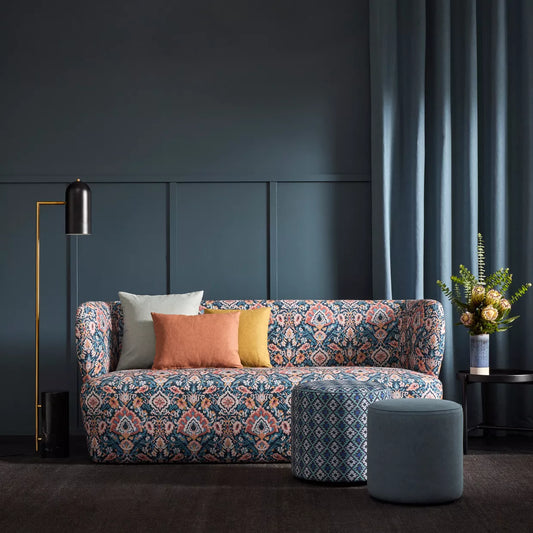 Warwick Fabric Minya (Indent) / Mollies New Zealand