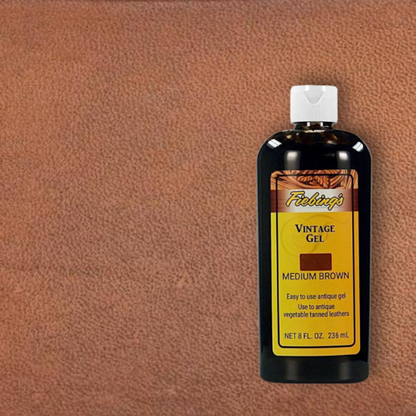 FIEBING'S Vintage Gel Medium Brown 236ml (8oz) / Mollies New Zealand