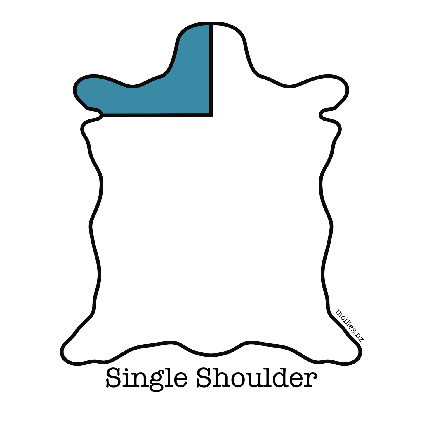 LEATHER Veg Tan Embossed / Single Shoulder