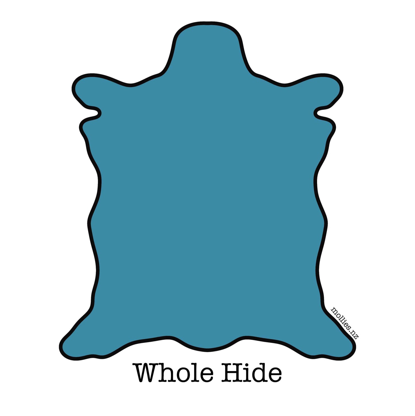 LEATHER Pigskin Lining / Whole Hide / Mollies New Zealand