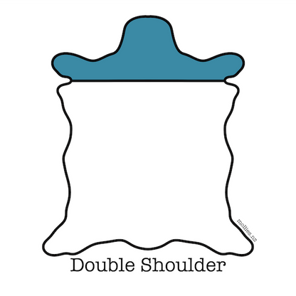 LEATHER Veg Tanned Split / Double Shoulder / Mollies New Zealand