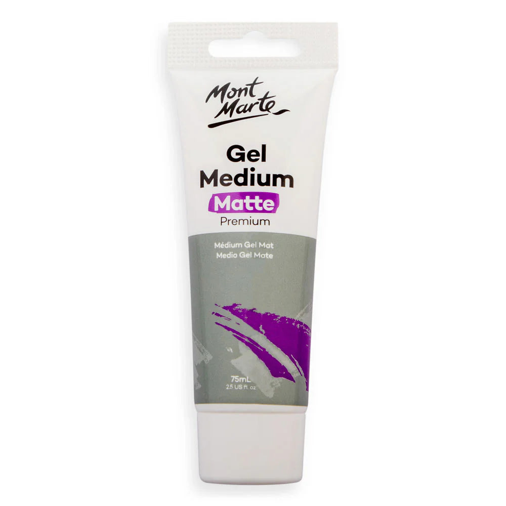 MONT MARTE Gel Medium Matte Premium 75ml / Mollies New Zealand
