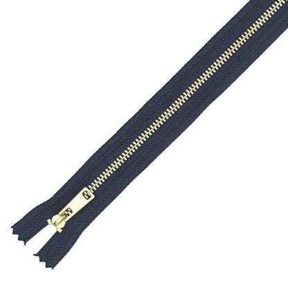 MOLLIES New Zealand / IVAN Brass #3 Zippers Navy Blue