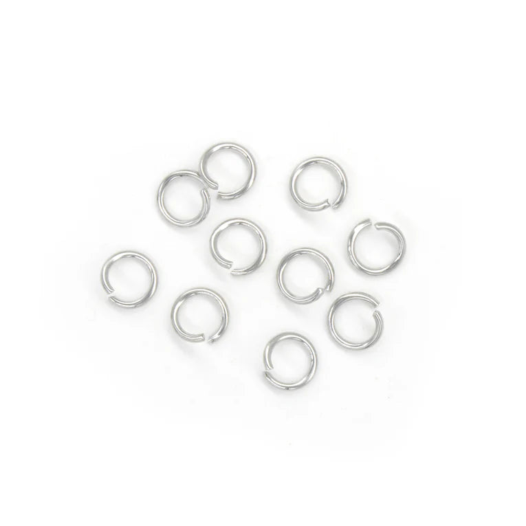 IVAN Heavy Duty Jump Ring Nickel Plate 10mm (3 8") 10 Pack / Mollies New Zealand