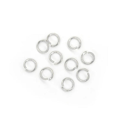 IVAN Heavy Duty Jump Ring Nickel Plate 10mm (3 8") 10 Pack / Mollies New Zealand