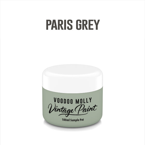 Vintage Paint Paris Grey 100ml / Mollies New Zealand