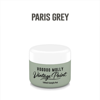 Vintage Paint Paris Grey 100ml / Mollies New Zealand
