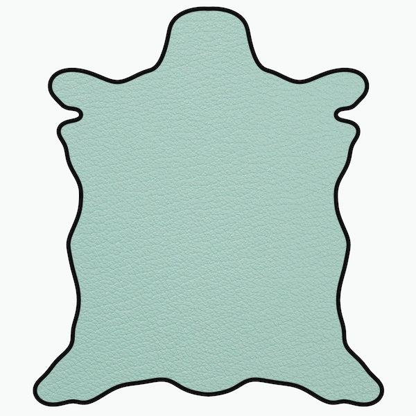 LEATHER Veg Tanned Premium Goat Skin / Hide Pale Blue 2-3oz / Mollies New Zealand