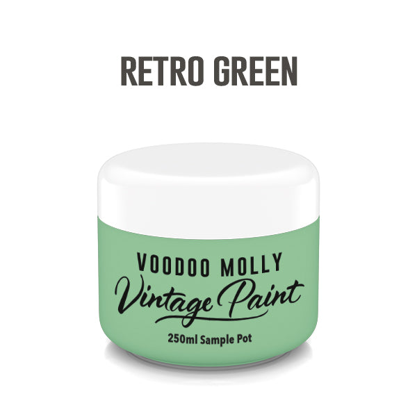 Vintage Paint Retro Green 250ml / Mollies New Zealand