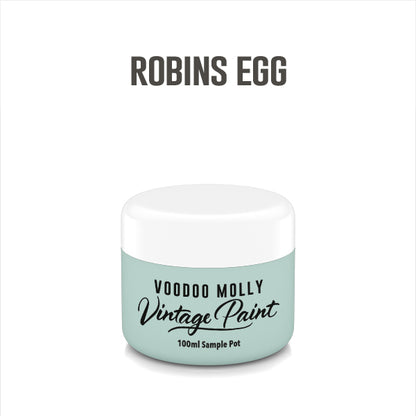Vintage Paint Robins Egg 100ml / Mollies New Zealand