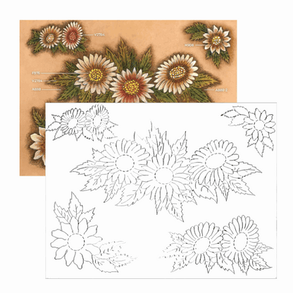 MOLLIES New Zealand / MAKERAID Embossed Pattern Floral Corners #2