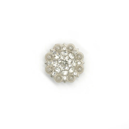 IVAN Rhinestone Concho Clear 36mm (1-3 8") / Mollies New Zealand