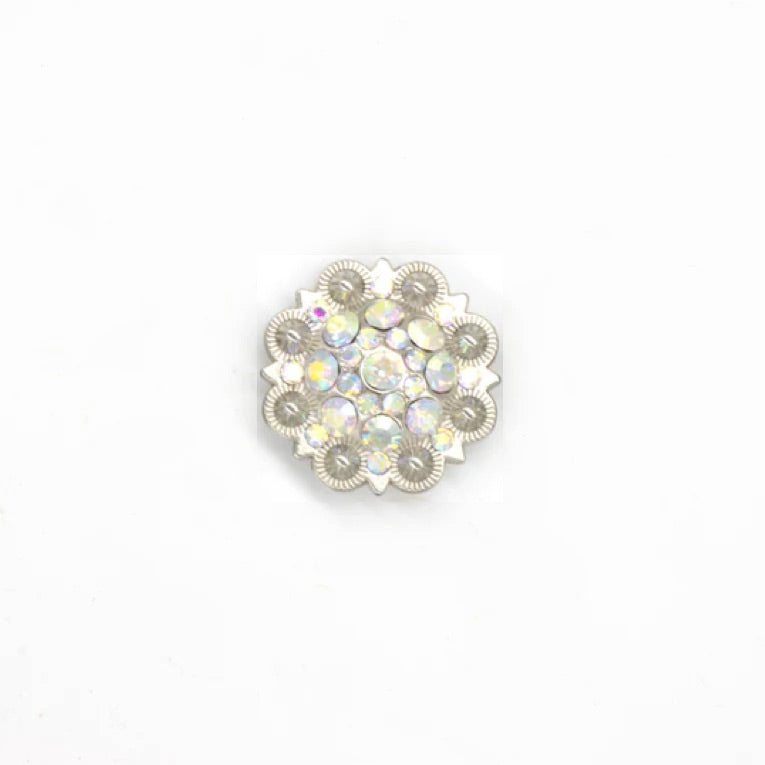 IVAN Rhinestone Concho Multi Colour 36mm (1-3 8") / Mollies New Zealand