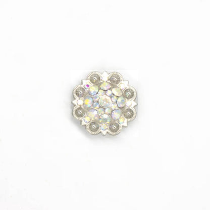 IVAN Rhinestone Concho Multi Colour 36mm (1-3 8") / Mollies New Zealand
