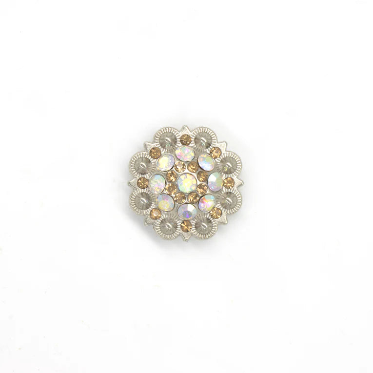 IVAN Rhinestone Concho Topaz 36mm (1-3 8") / Mollies New Zealand