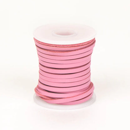 MAKERAID Veg Tan Leather Lacing 4mm 10.9m Rose / Mollies New Zealand