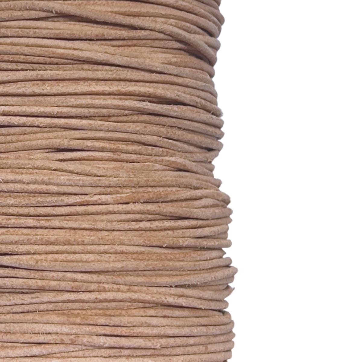 BASICS Kangaroo Leather Thonging 1mm Per Meter Natural / Mollies New Zealand