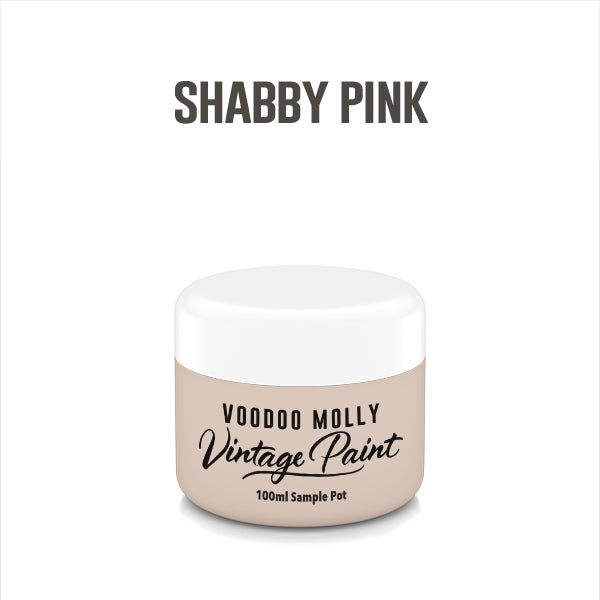 Vintage Paint Shabby Pink 100ml / Mollies New Zealand