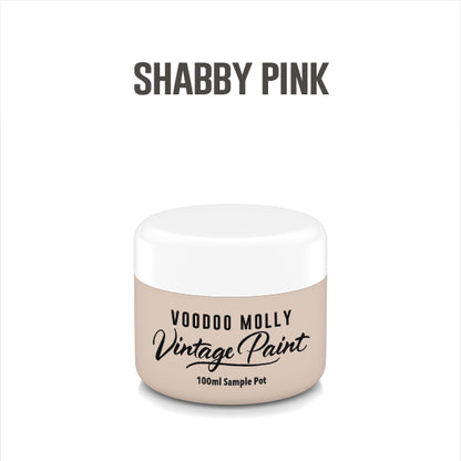 Vintage Paint Shabby Pink 100ml / Mollies New Zealand