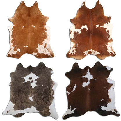 SKIN Hair On Cowhide Brown & White 4-5oz / Mollies New Zealand