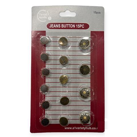 THREAD & NEEDLE Jeans Button Metal