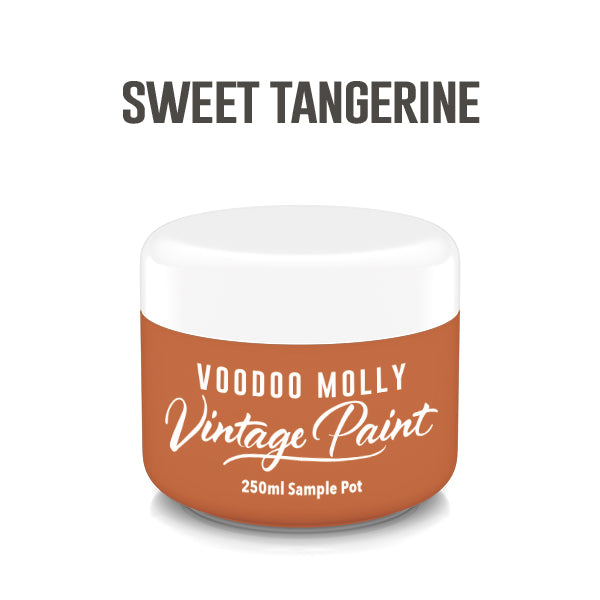 Vintage Paint Sweet Tangerine 250ml / Mollies New Zealand