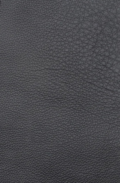 LEATHER Chrome Tanned Pisano Natural Shrunken / Panel 6-7oz A4 Black 1 Pack / Mollies New Zealand