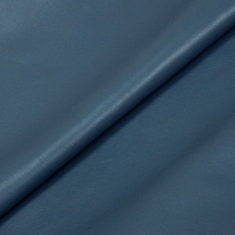 LEATHER Chrome Tanned Full Grain Bag / Side Ash Blue 4-5oz / Mollies New Zealand