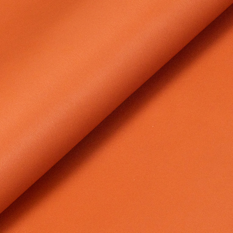 LEATHER Chrome Tanned Full Grain Bag / Side Dark Orange 4-5oz / Mollies New Zealand