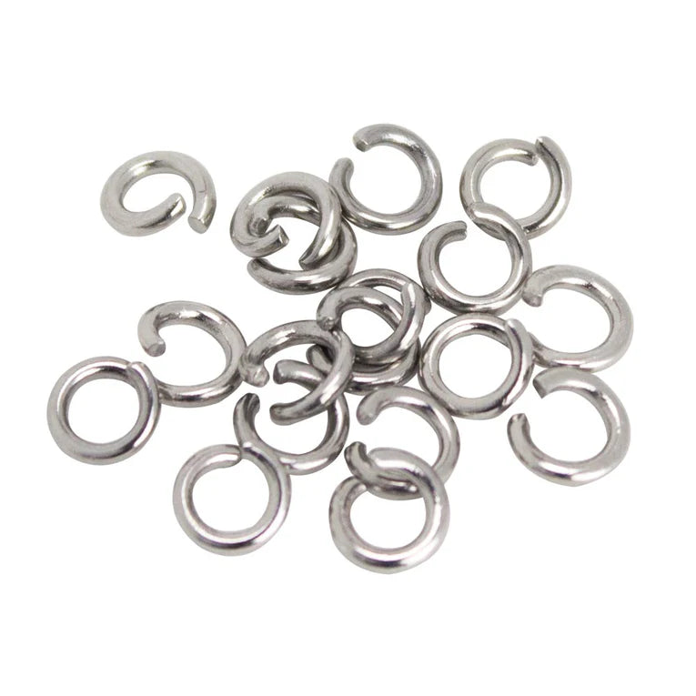 IVAN Stainless Jump Ring Stainless Steel 5mm (3 16") 10 Pack / Mollies New Zealand