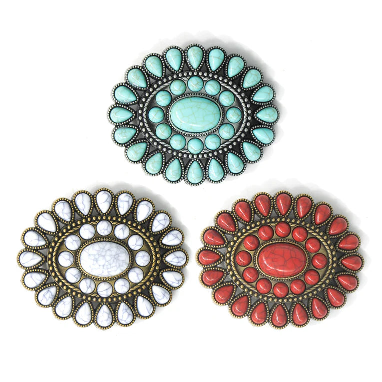 IVAN Starburst Stone Trophy Buckle / Mollies New Zealand