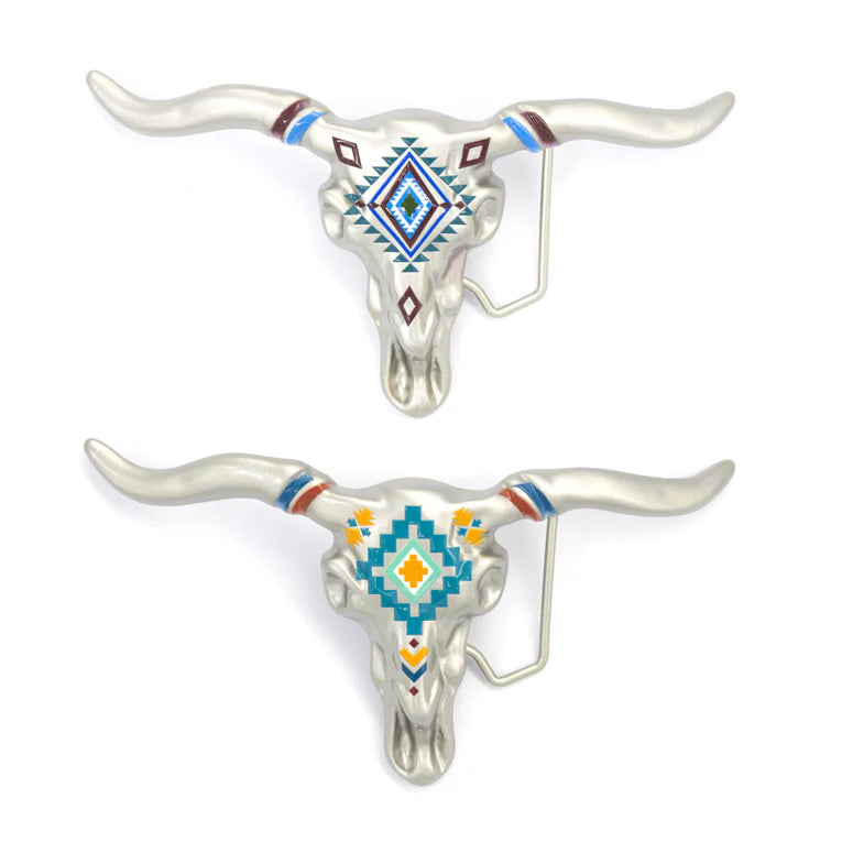 IVAN Steer Skull Trophy Buckle / Mollies New Zealand