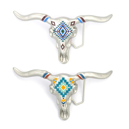 IVAN Steer Skull Trophy Buckle / Mollies New Zealand