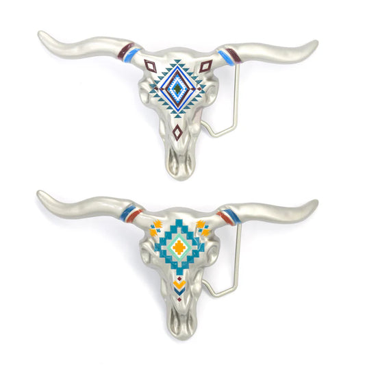 IVAN Steer Skull Trophy Buckle / Mollies New Zealand