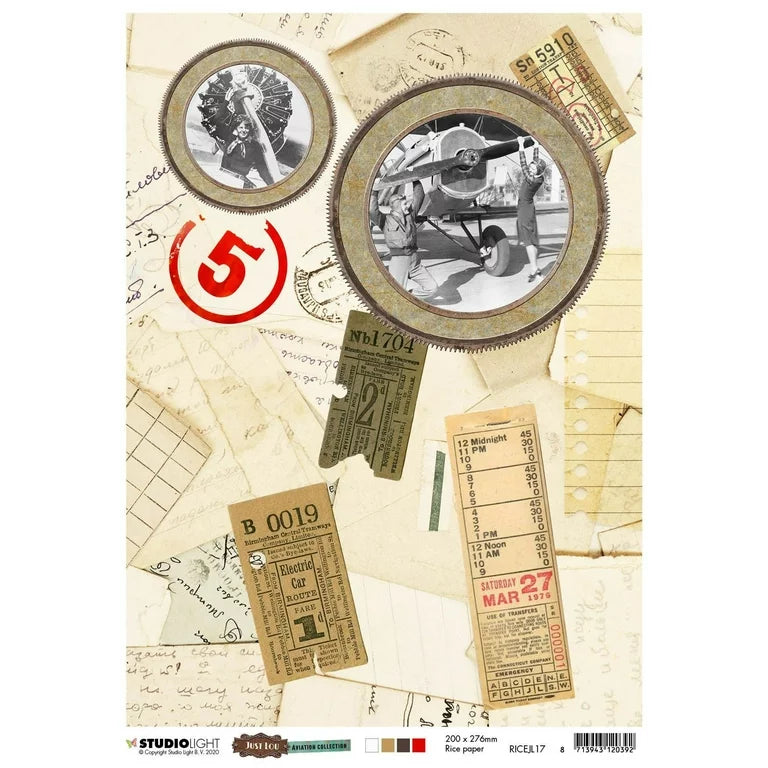 STUDIO LIGHT A4 Rice Paper NR. 16 / Mollies New Zealand